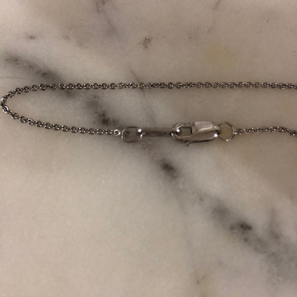 Heart necklace sterling silver- 18 inch in length - Picture 4 of 4